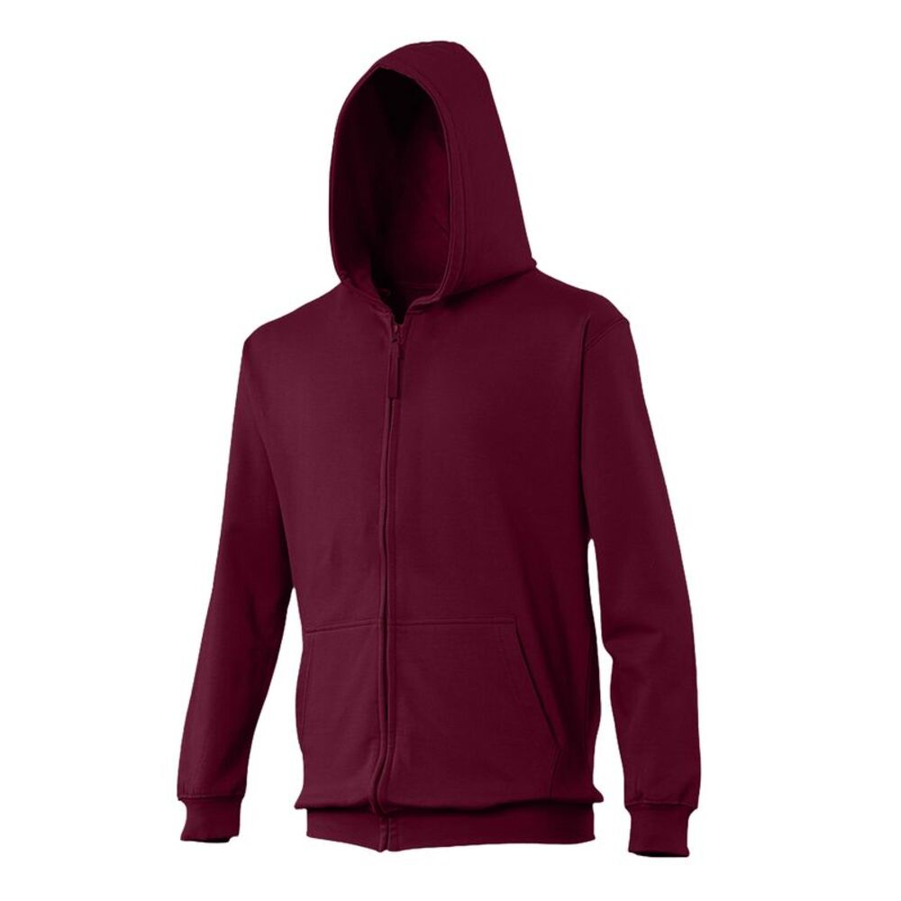 Awdis Kids Unisex  Sweatshirt/Hoodie/Zoodie / Burgundy